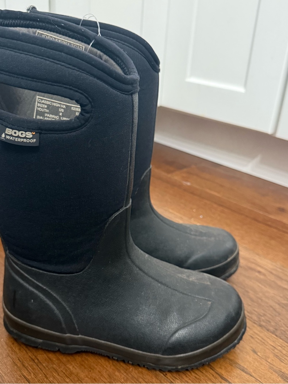Bogs Kids Black Waterproof Rain & Snow Boots